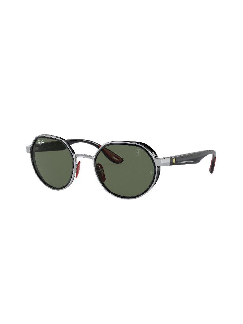 New Ray-Ban Unisex Sunglasses Silver Aviator Green Lens Metal Frame Ray Ban 51